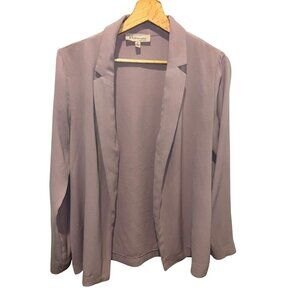 Anthropologie Philosophy Womens Open Blazer Size 2 dust Pink